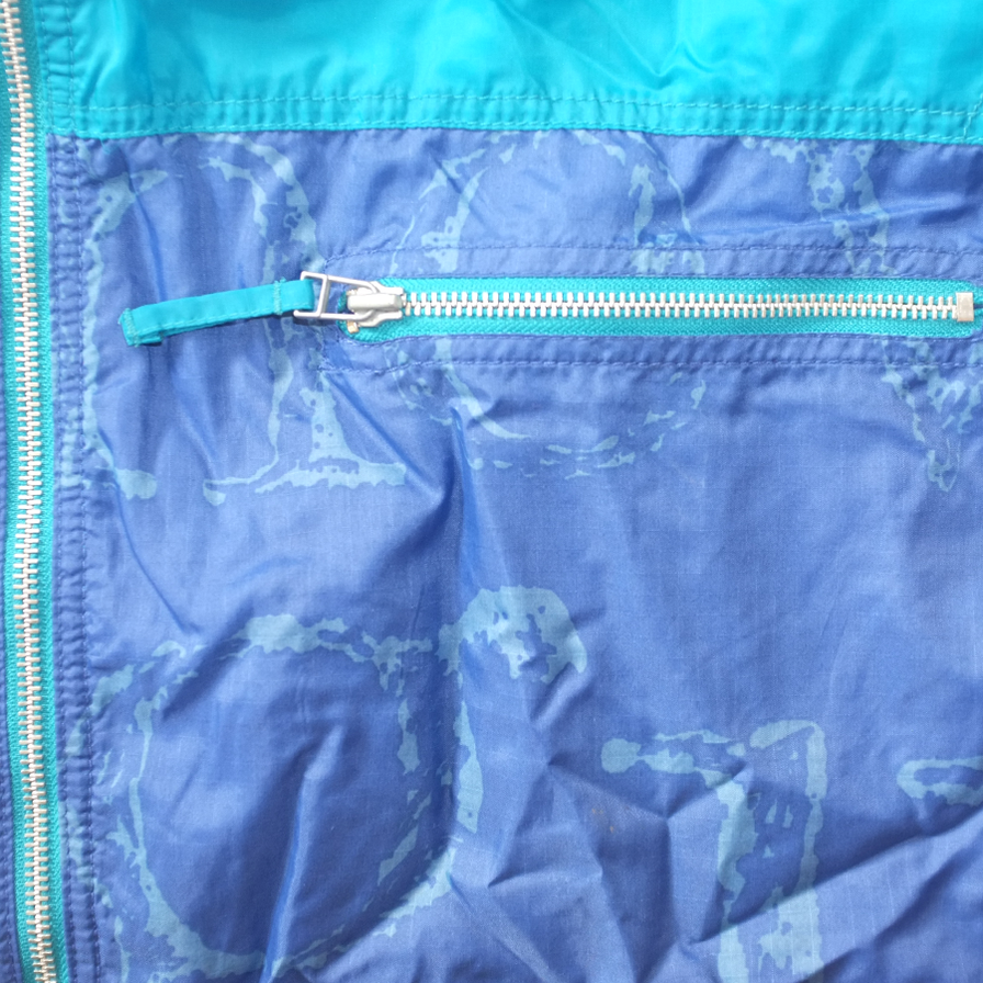 Vintage Nike Aqua Windbreaker Large - Double Double Vintage