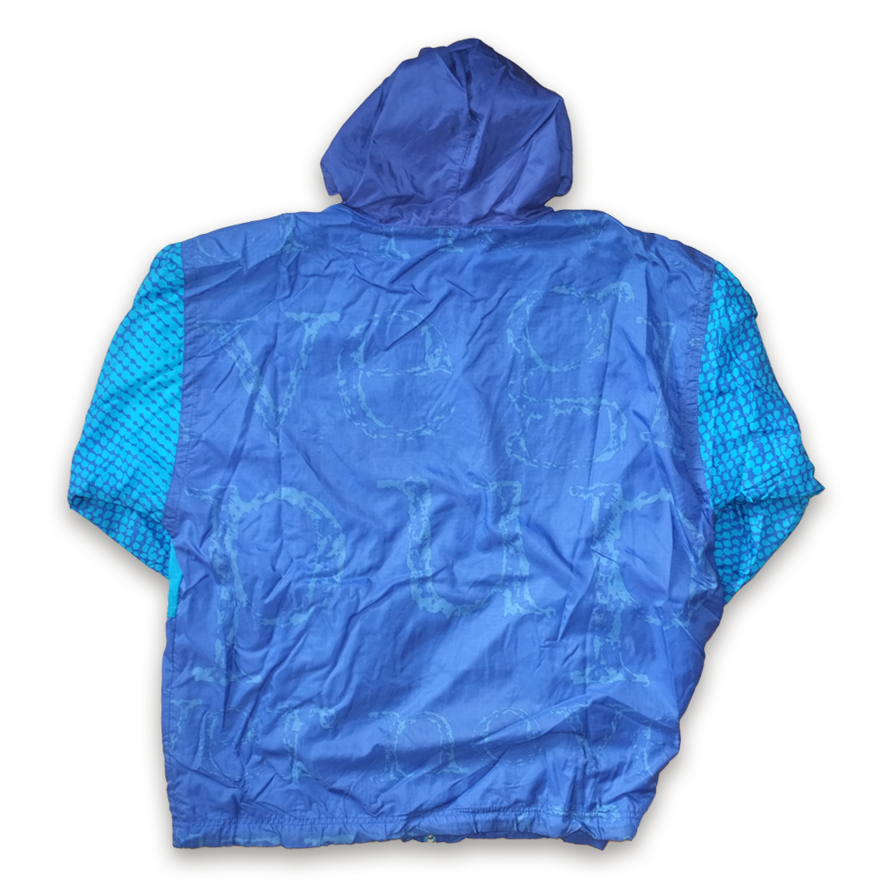 Vintage Nike Aqua Windbreaker Large - Double Double Vintage