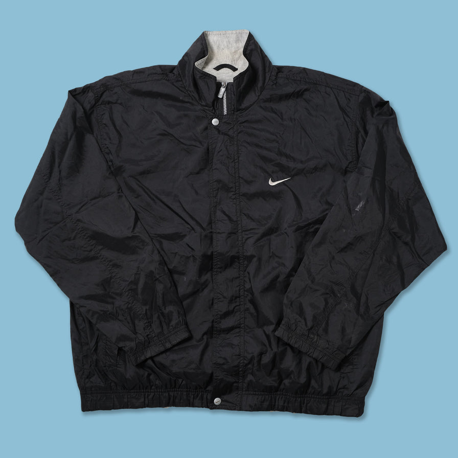 Black nike track top outlet