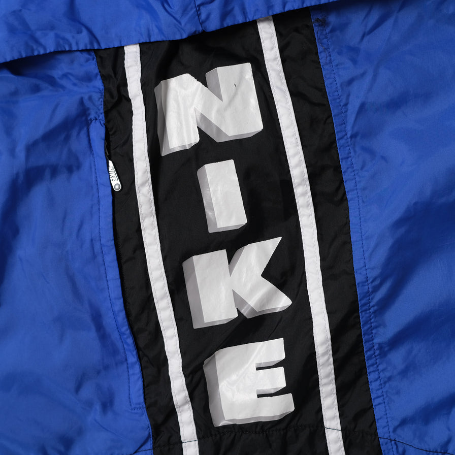 Vintage Nike Hooded Track Jacket Medium