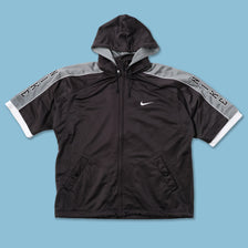 Vintage Nike Short Sleeve Track Jacket Large