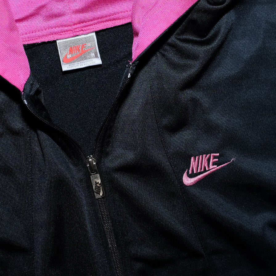 Vintage Nike Hooded Track Jacket Medium