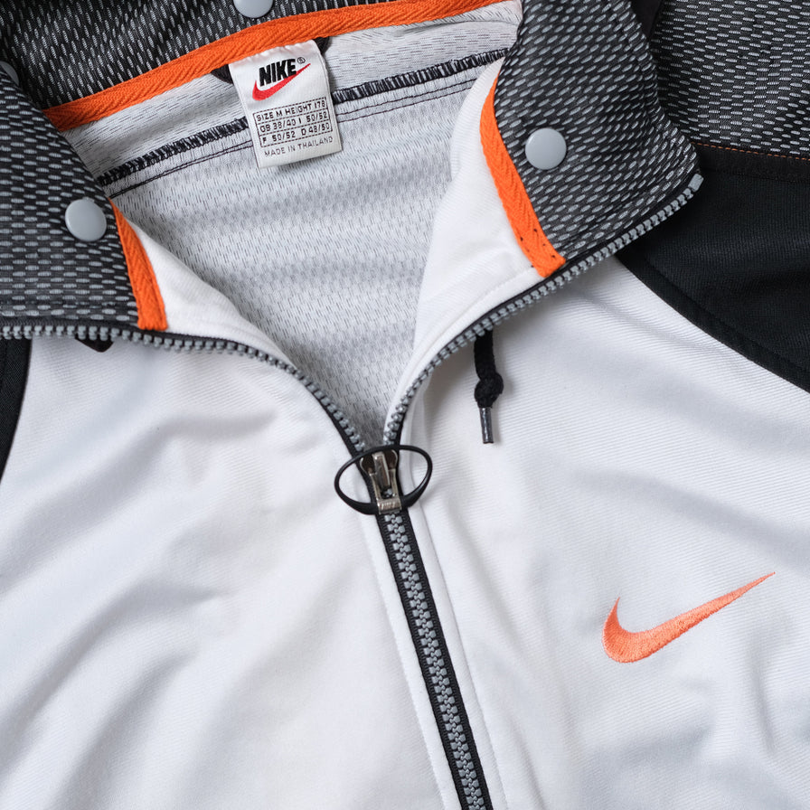 Vintage Nike Hooded Track Jacket Medium