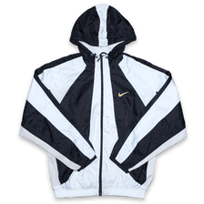 Vintage Nike Hooded Track Jacket XS / Small - Double Double Vintage