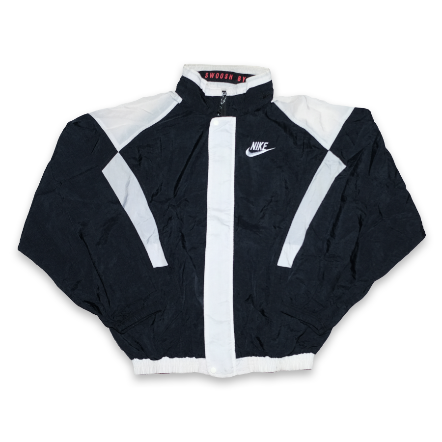 Black white nike windbreaker shop