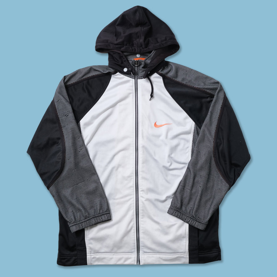 Vintage Nike Hooded Track Jacket Medium