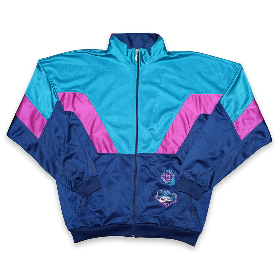 Vintage Nike Track Jacket Large / XLarge - Double Double Vintage
