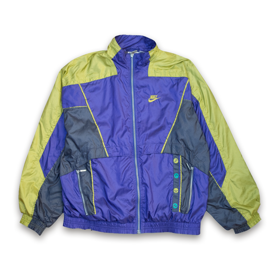 Vintage Nike Silver Tag Trackjacket Small - Double Double Vintage