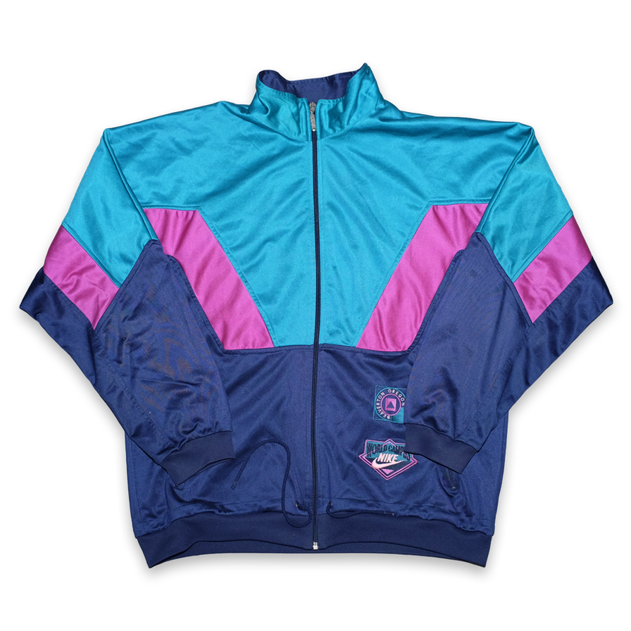 Vintage Nike Track Jacket Large - Double Double Vintage
