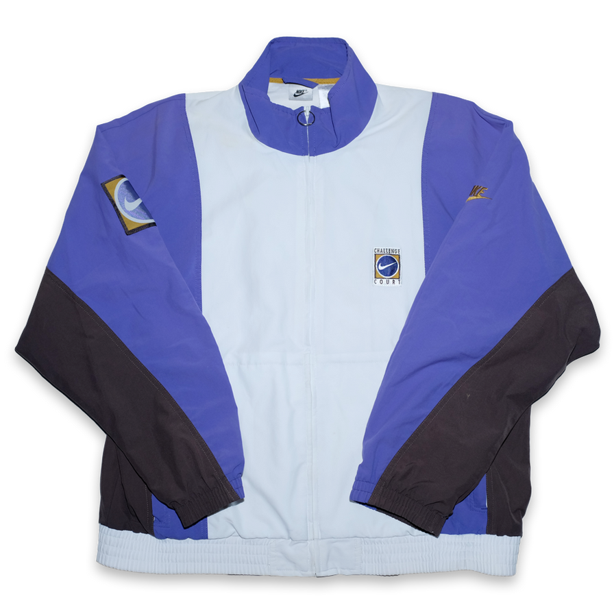 Vintage Nike Challenge Court Track Jacket Medium - Double Double Vintage