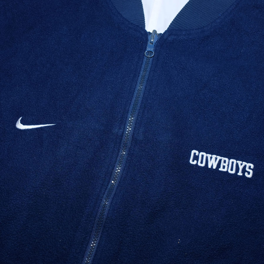 Vintage Nike Dallas Cowboys Fleece Jacket XLarge - Double Double Vintage