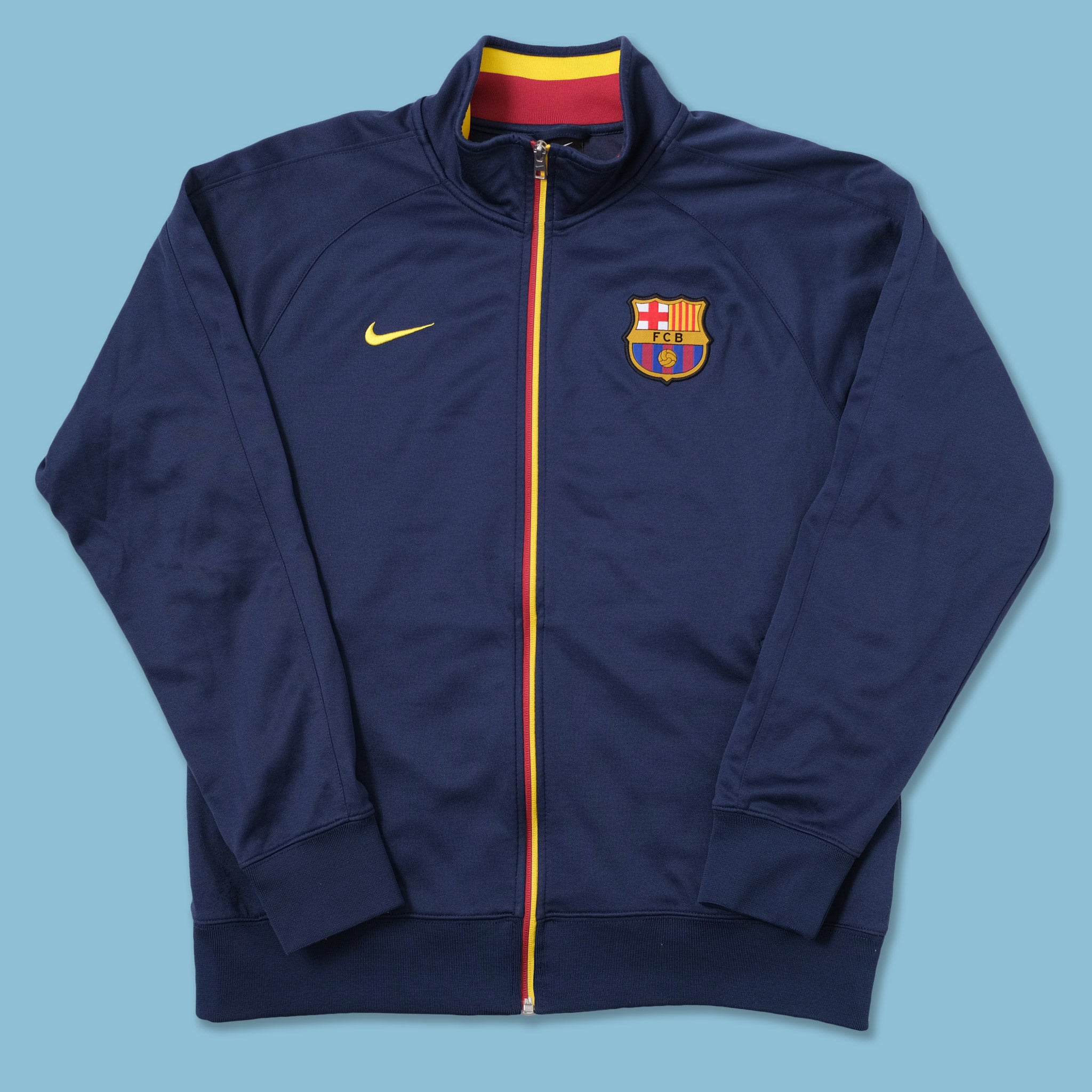 Nike FC Barcelona Track Jacket Large | Double Double Vintage