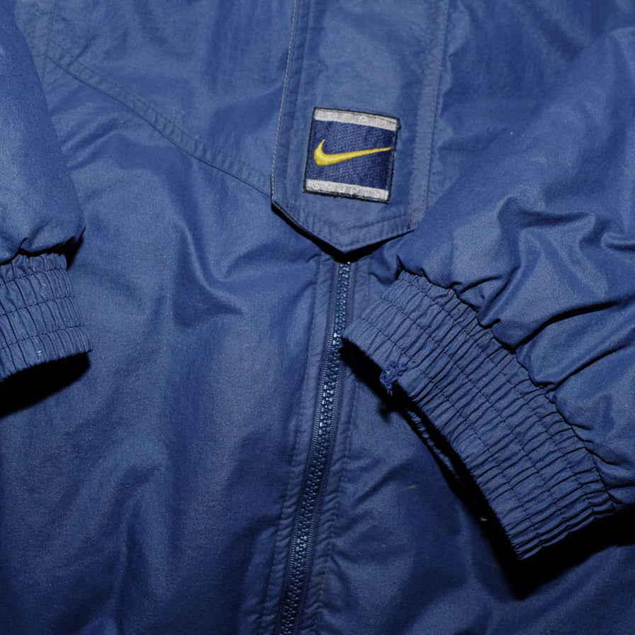 Vintage Nike Michigan Padded Jacket Large - Double Double Vintage