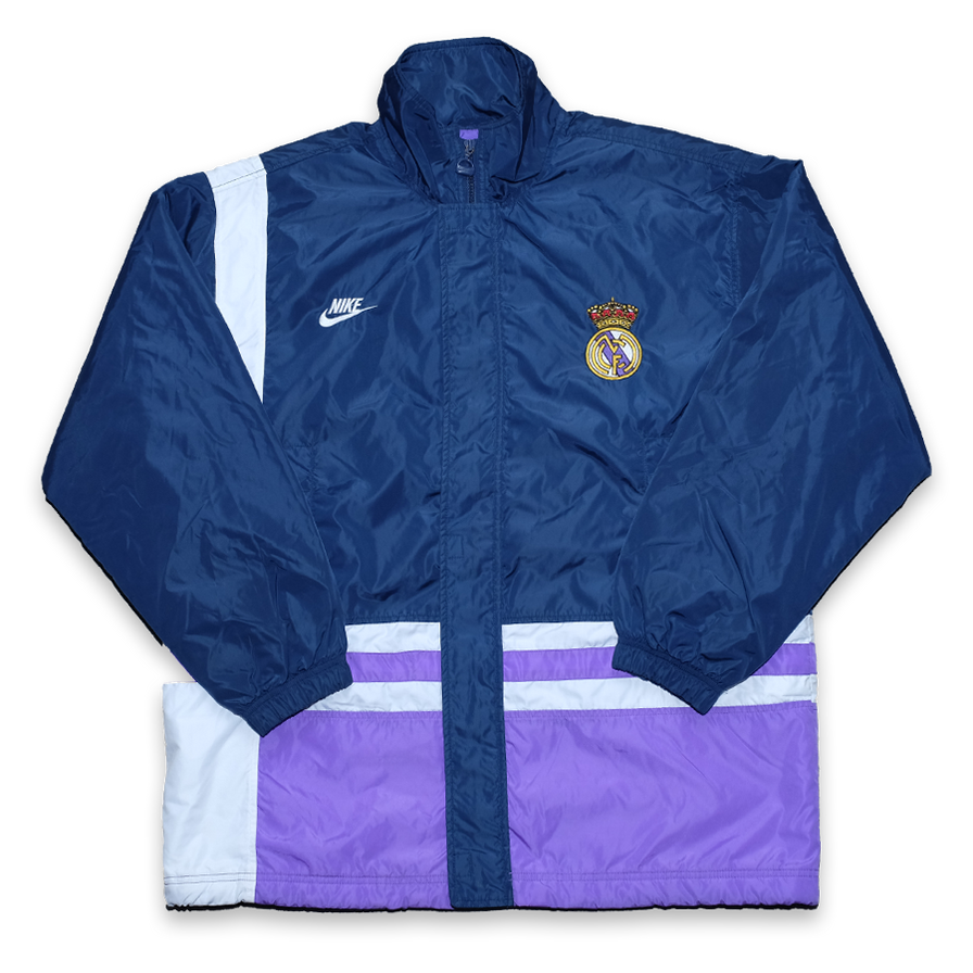 mercenario Sip maorí Vintage Nike Real Madrid Padded Jacket Medium / Large | Double Double  Vintage