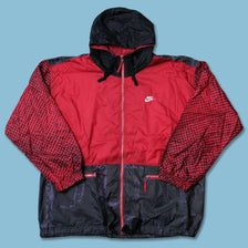 Vintage Nike Hooded Track Jacket XLarge