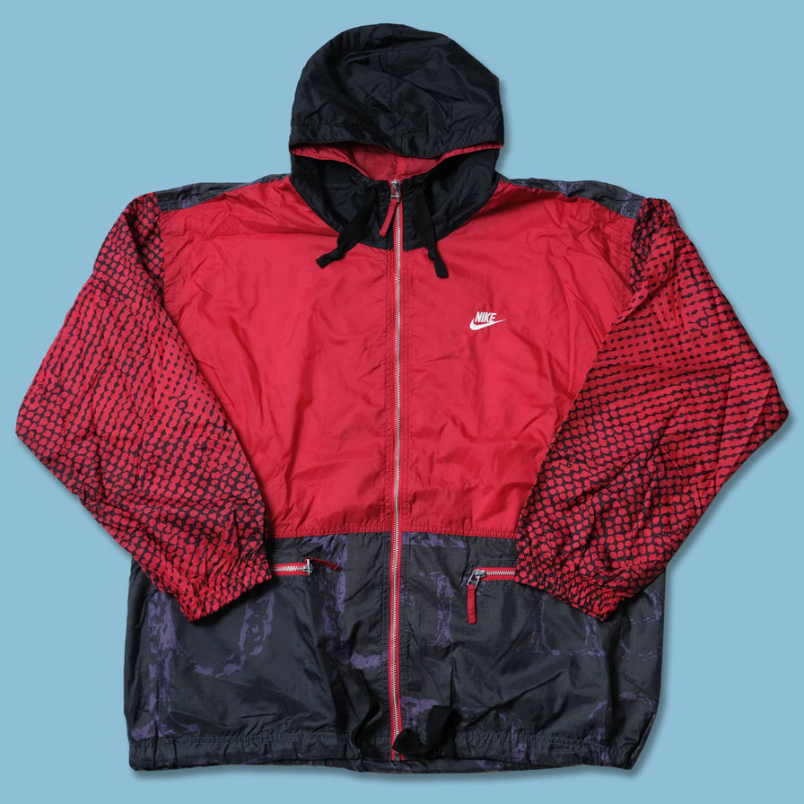 Vintage Nike Hooded Track Jacket XLarge