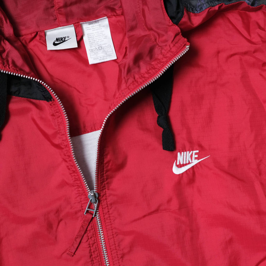 Vintage Nike Hooded Track Jacket XLarge