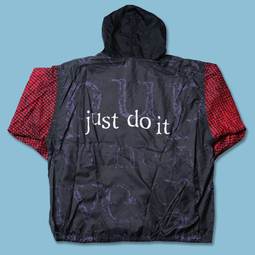 Vintage Nike Hooded Track Jacket XLarge