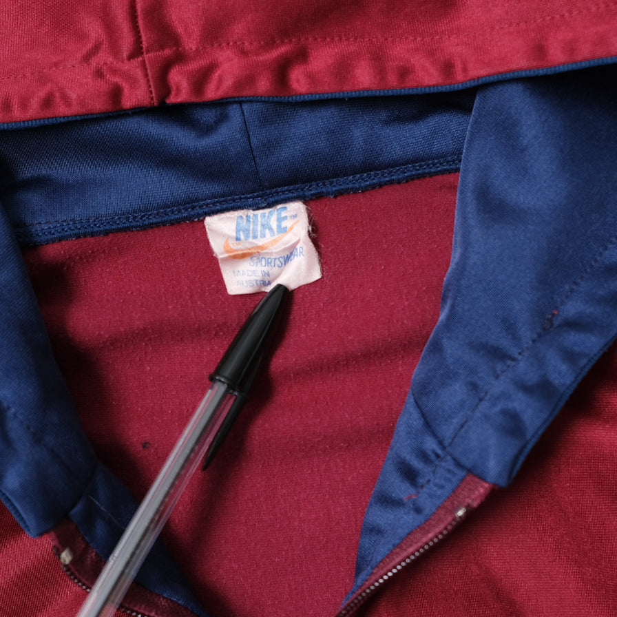 Vintage 80s Nike Q-Zip Sweater Large