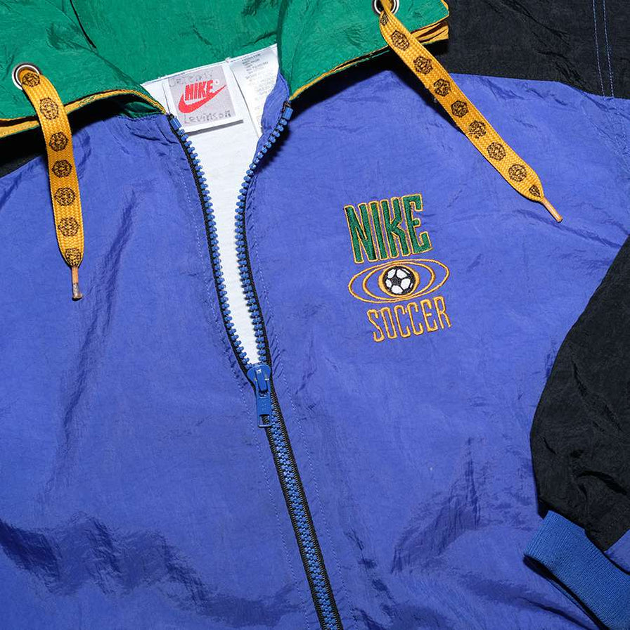 Vintage Nike Soccer Track Jacket Small