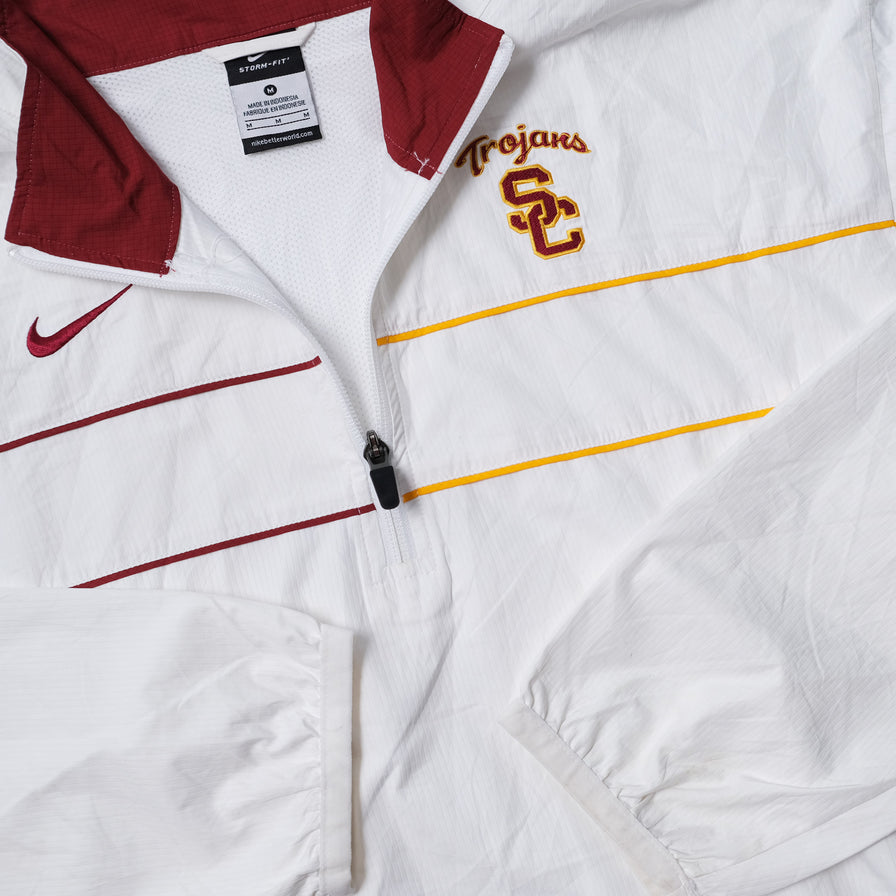 Vintage Nike USC Trojans Q-Zip Windbreaker Large