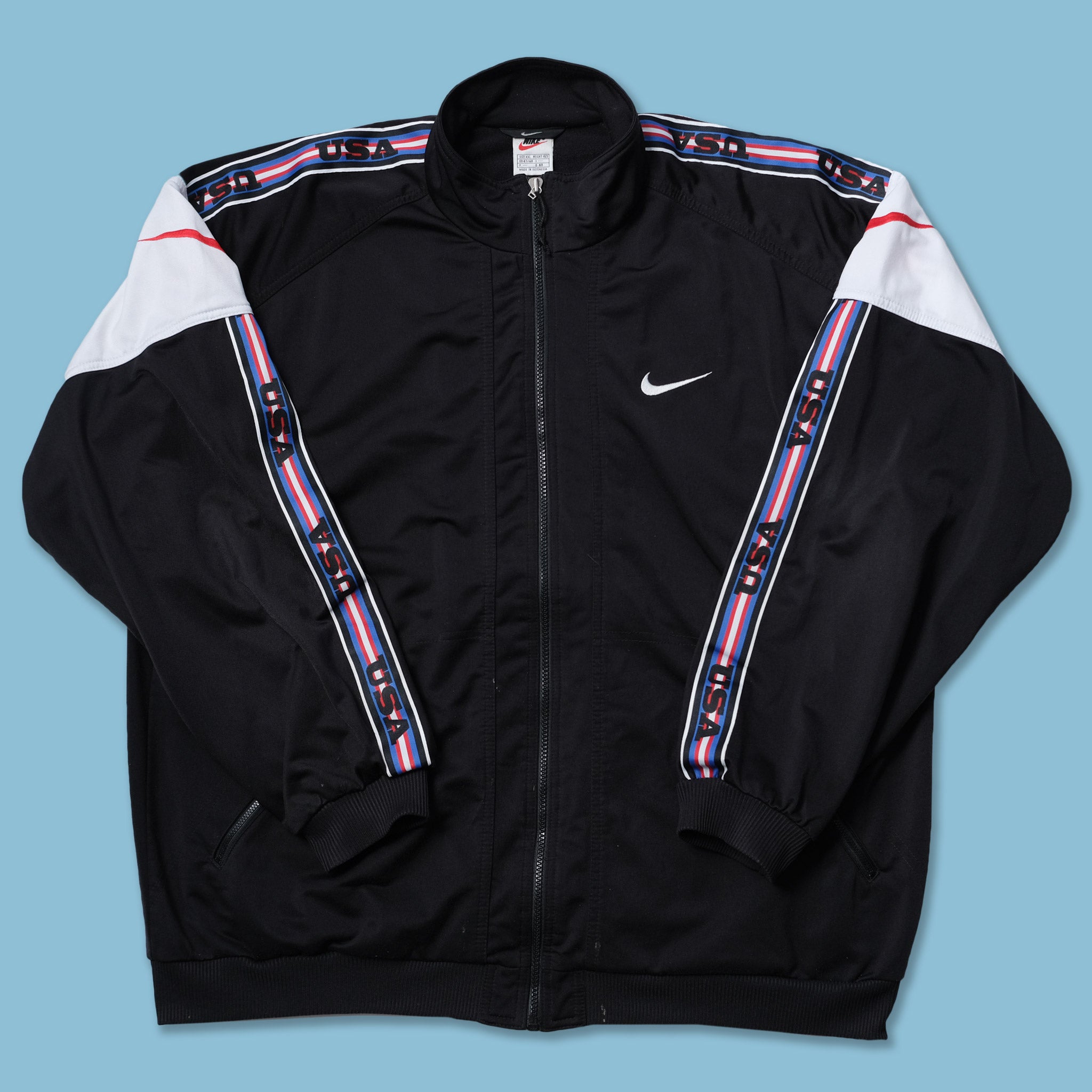 Vintage Nike USA Tapered Track Jacket XXL | Double Double
