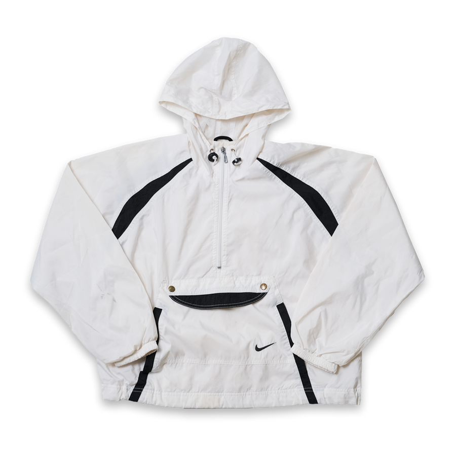 Vintage Nike Hooded Windbreaker Kids Medium