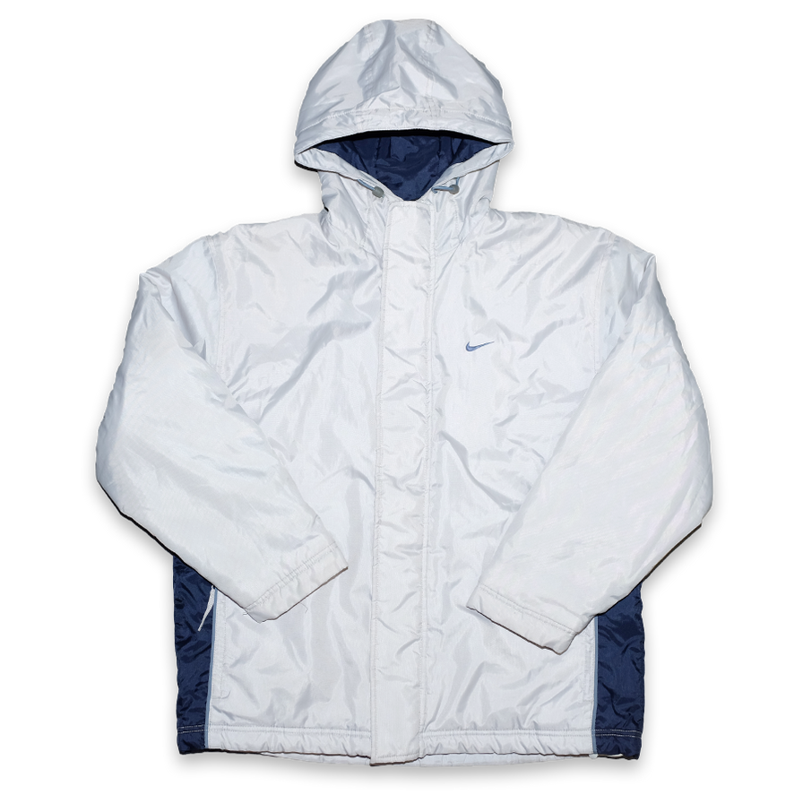 Vintage Nike Hooded Padded Jacket Small / Medium