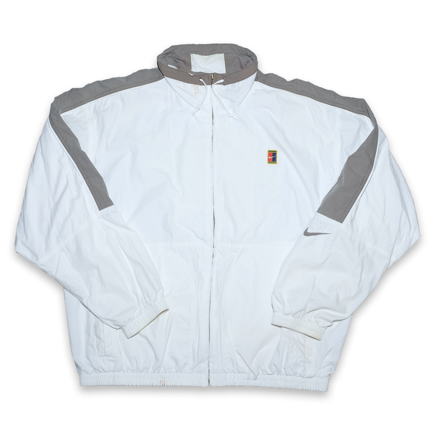 Vintage Nike Tennis Track Jacket Large - Double Double Vintage