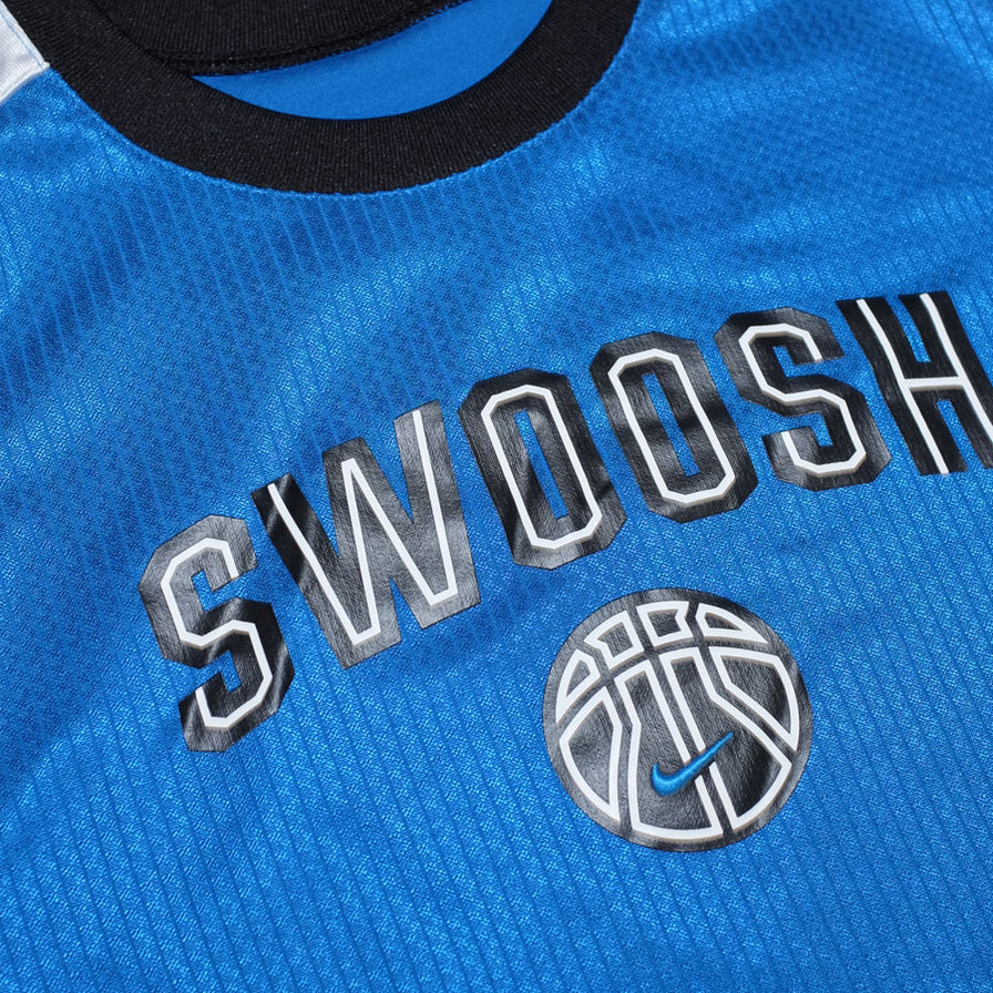 Nike Basketball Swoosh T-Shirt Small - Double Double Vintage
