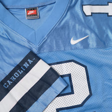 Vintage Nike UNC Football Jersey XLarge