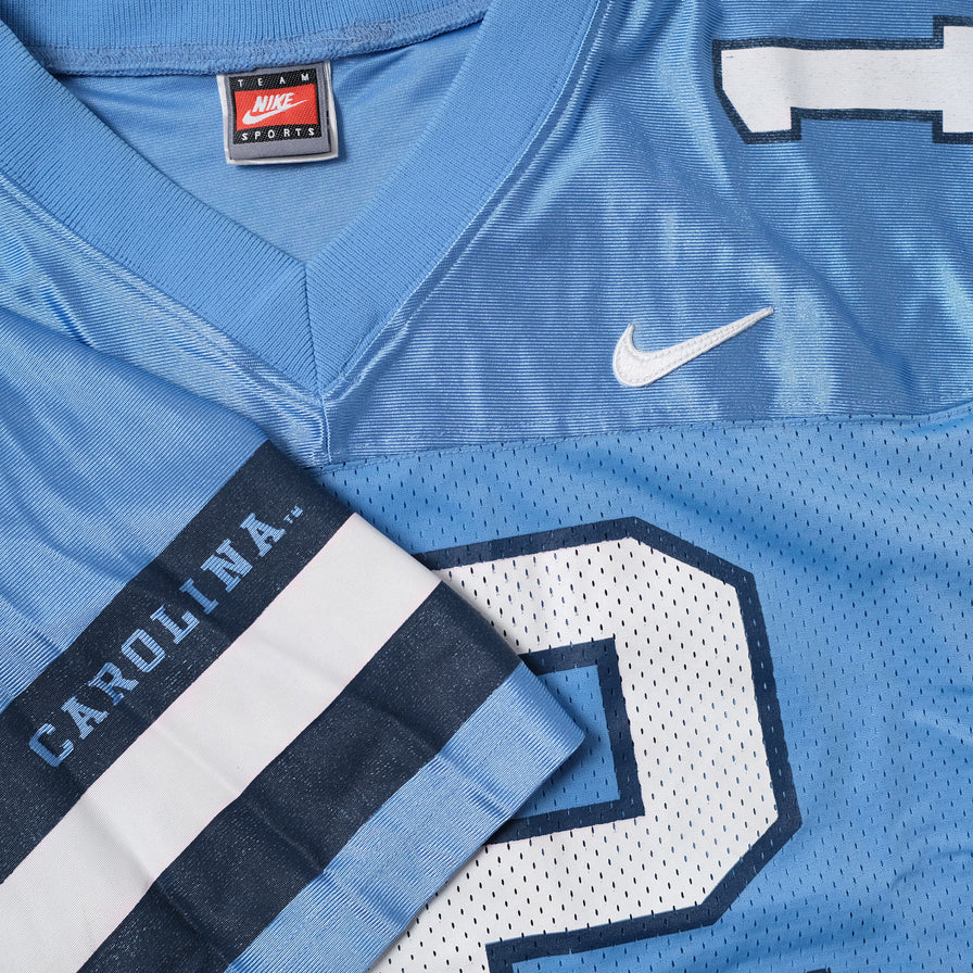 Vintage Nike UNC Football Jersey XLarge