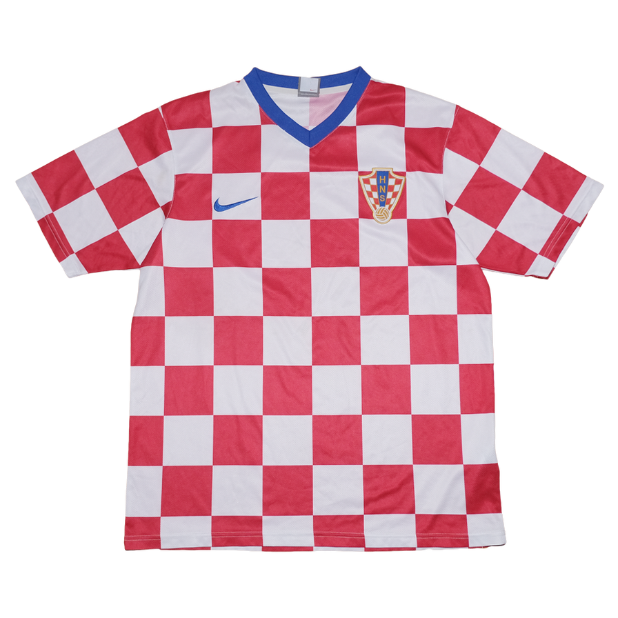 Nike Croatia Football Jersey Large - Double Double Vintage