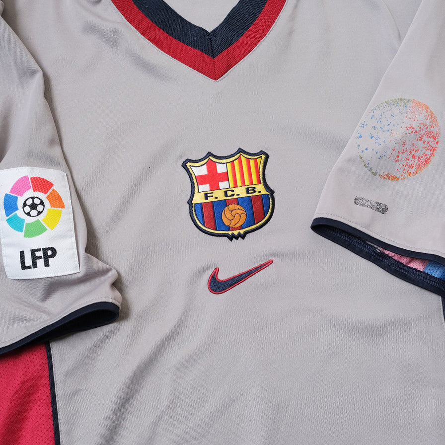 Vintage Nike FC Barcelona Jersey Medium Large Double Double