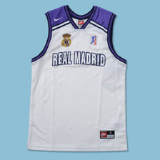 Vintage Deadstock Nike Real Madrid Basketball Jersey Small