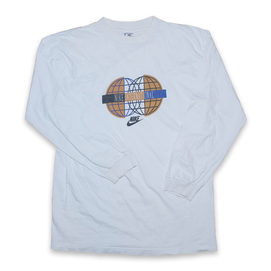Nike International Womens Longsleeve Medium / Large - Double Double Vintage