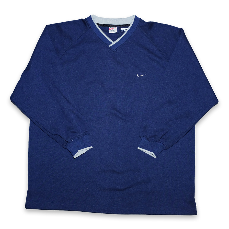Vintage Nike V-Neck Sweater XXL