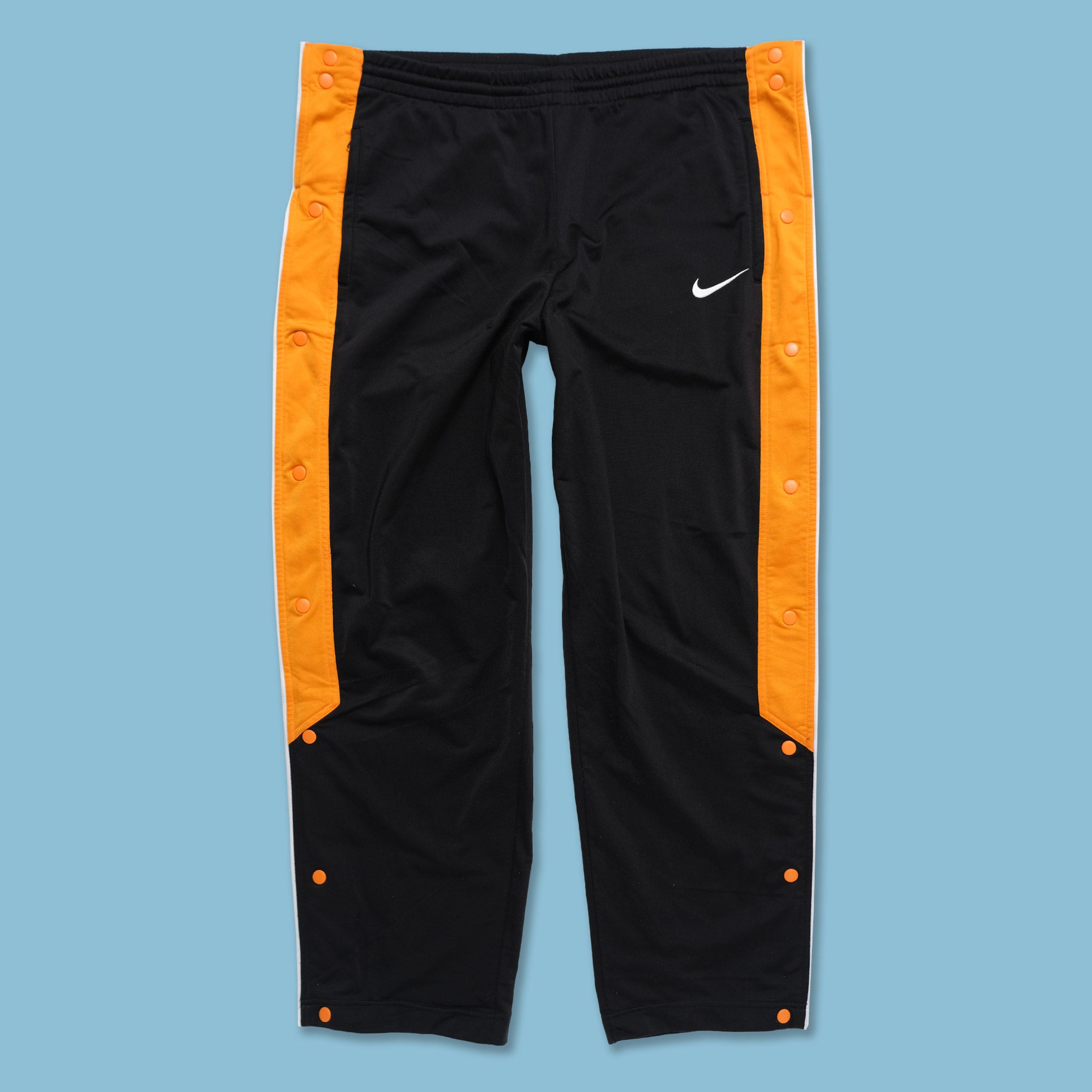Vintage Nike Navy And Orange Track Pants 