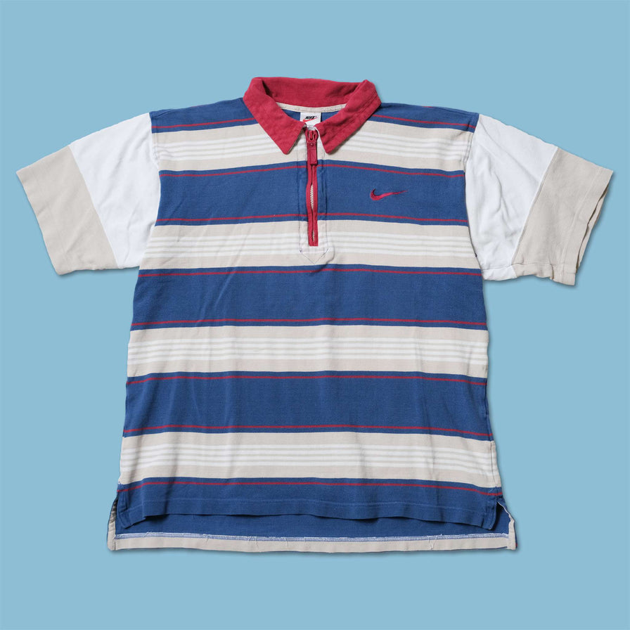 Vintage Nike Zip Polo Large