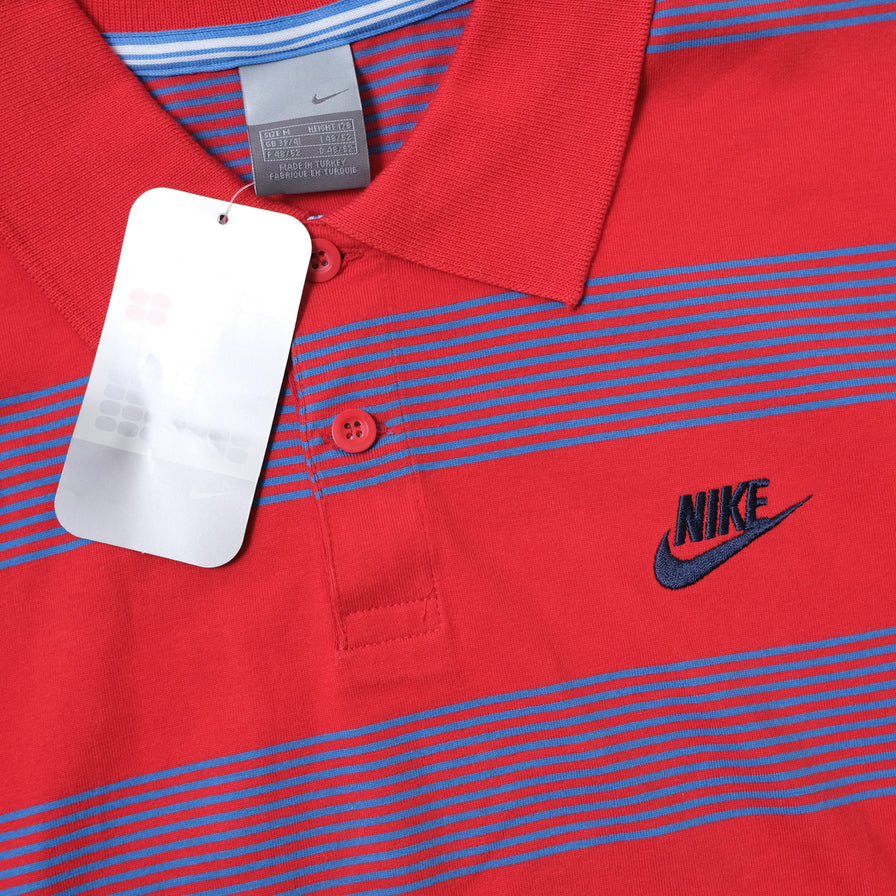 Vintage Deadstock Nike Striped Polo Medium