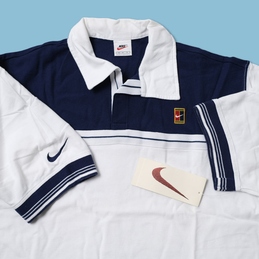 Vintage Deadstock Nike Tennis Polo Medium | Double Double Vintage