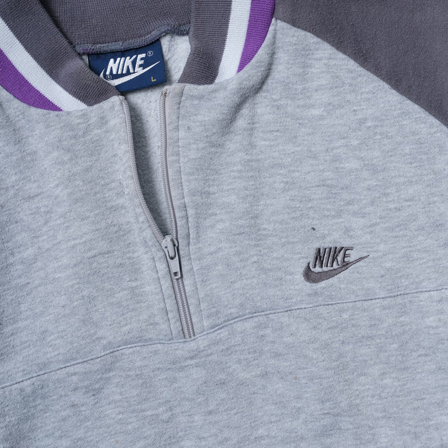 Vintage 80s Nike Q-Zip Sweater Small / Medium