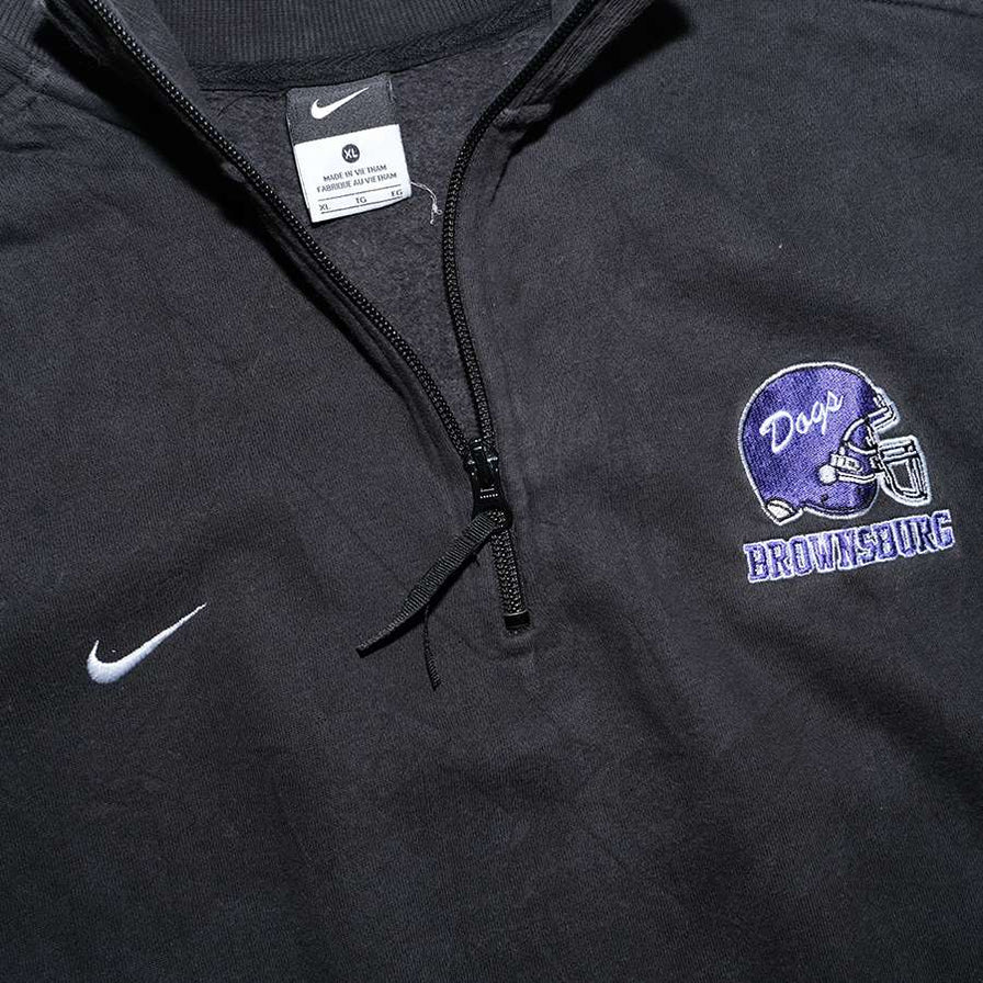Vintage Nike Brownsburg Q-Zip Sweater XLarge