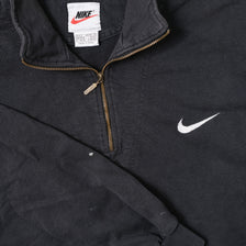 Vintage Nike Mini Swoosh Q-Zip Sweater Medium / Large