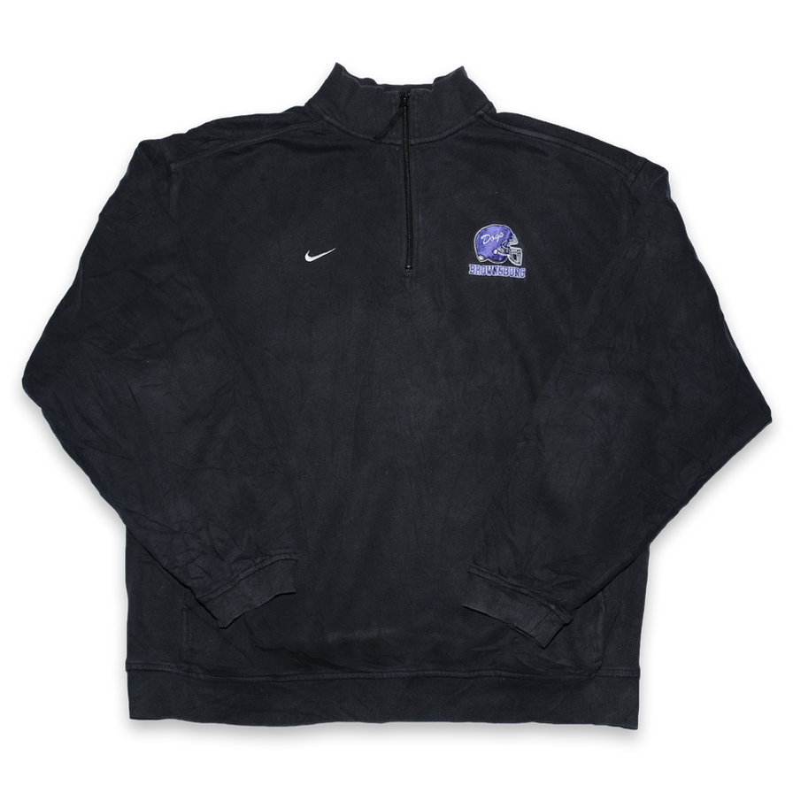 Vintage Nike Brownsburg Q-Zip Sweater XLarge