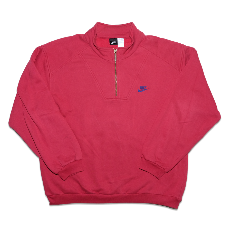Vintage Nike Q-Zip Sweater XLarge - Double Double Vintage