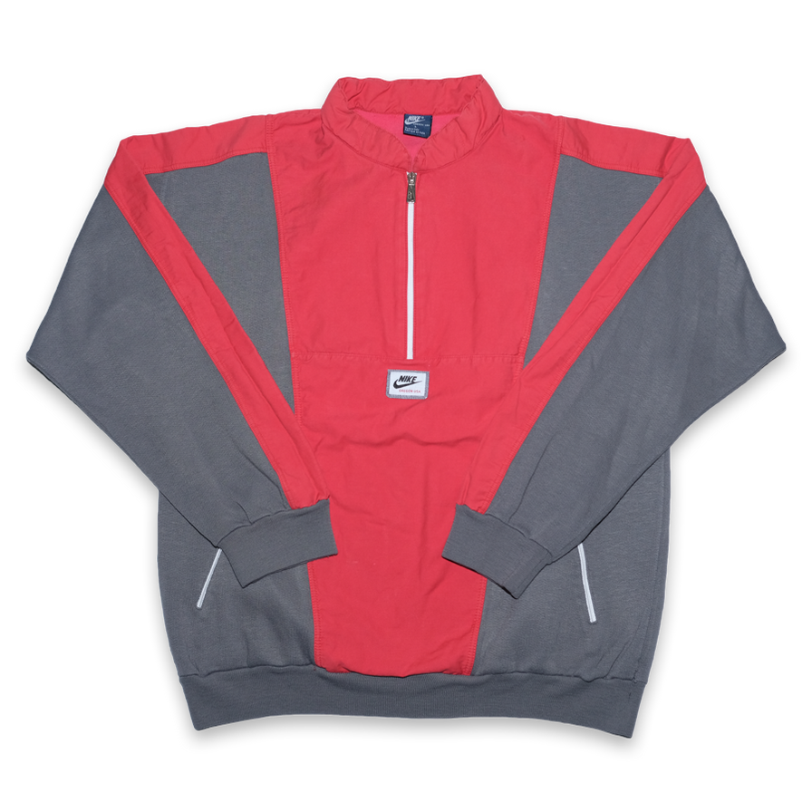 Vintage 80s Nike Q-Zip Windbreaker Large