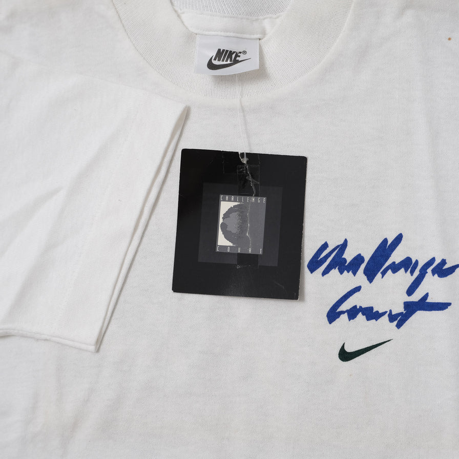 Vintage Deadstock Nike Challenge Court T-Shirt XSmall
