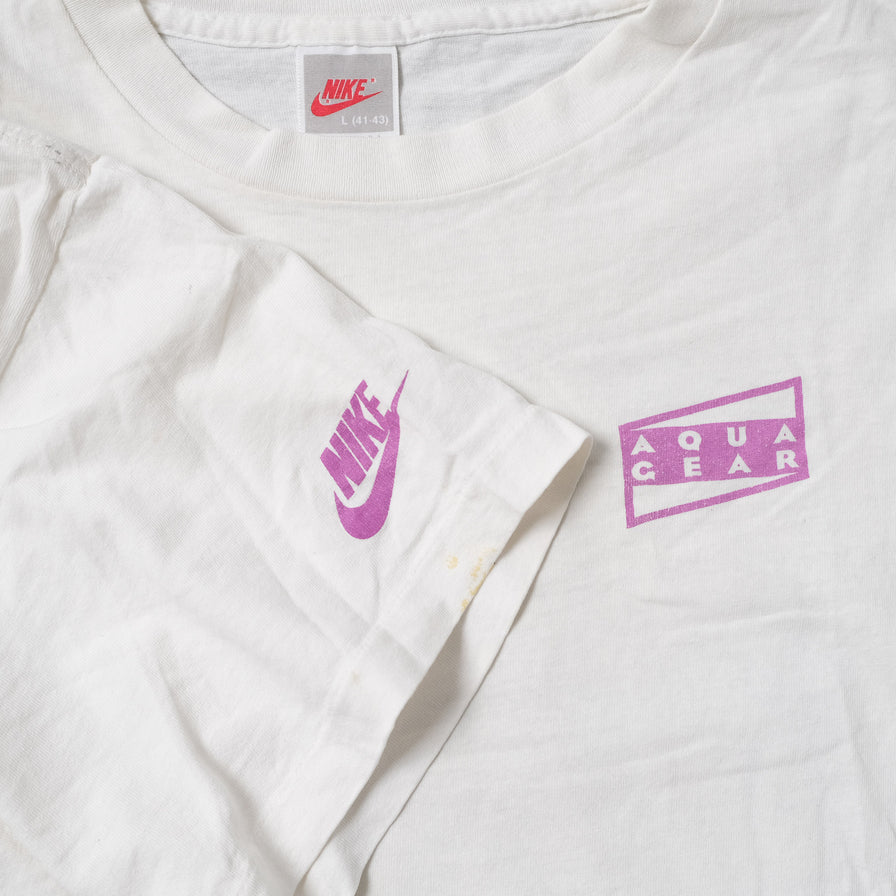 Vintage Nike Aqua Gear T-Shirt Medium / Large