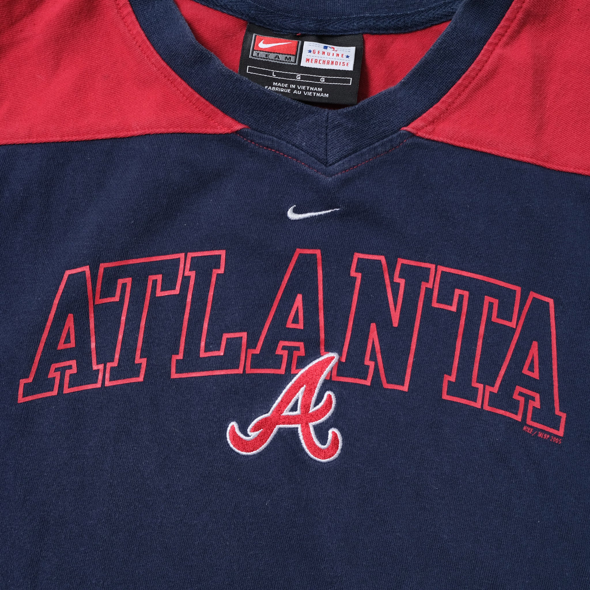 Vintage Nike Atlanta Braves T-Shirt Large / XLarge